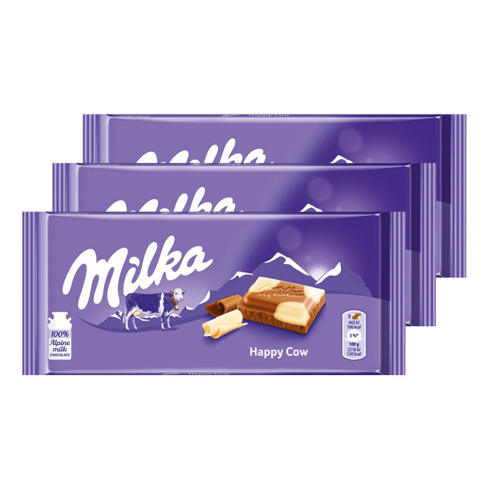 Шоколад Milka Happy Cow 100гр (23 шт-упак) /Европа/ 1