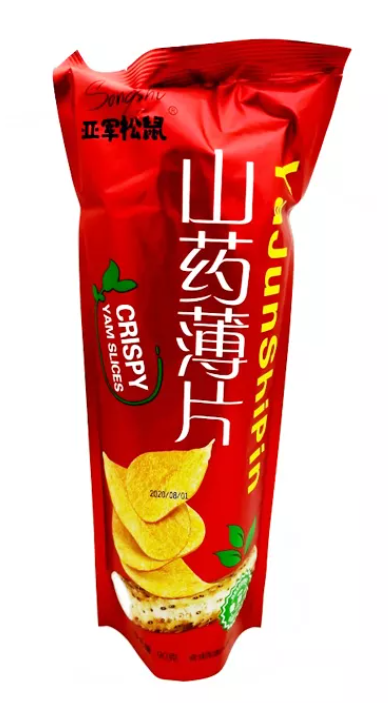 Чипсы Hao Di Xiong из ямса со вкусом томата, 90 г