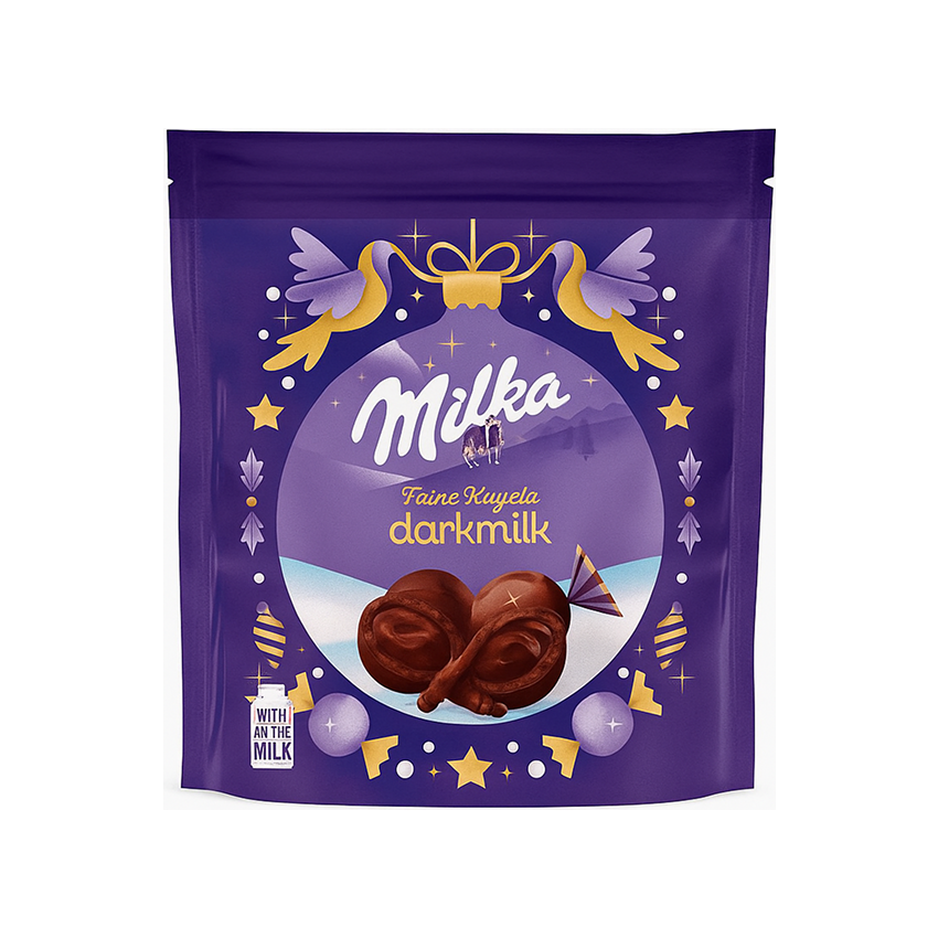 Шоколадные шарики Milka Dark Milk 90 гр