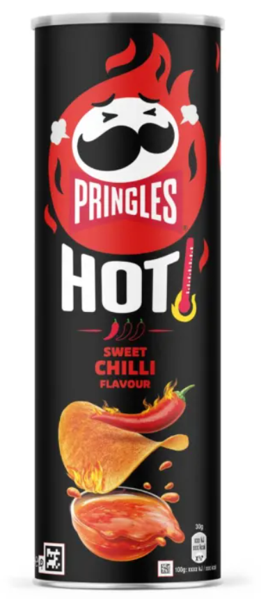 Картофельные чипсы Pringles HOT Sweet Chilli Сладкий Чили, 160 г