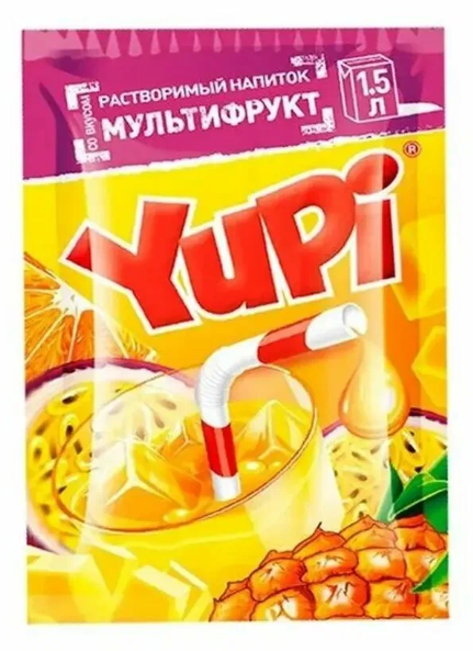 Растворимый напиток Invite  Мультифрукт 12 г (24 шт в упаковке)