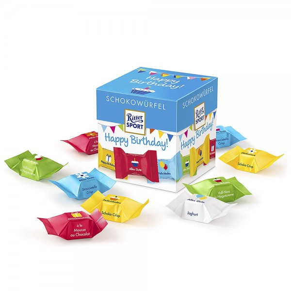 Ritter Sport Choco Happy Birthday 8 гр. (22 шт в упаковке)