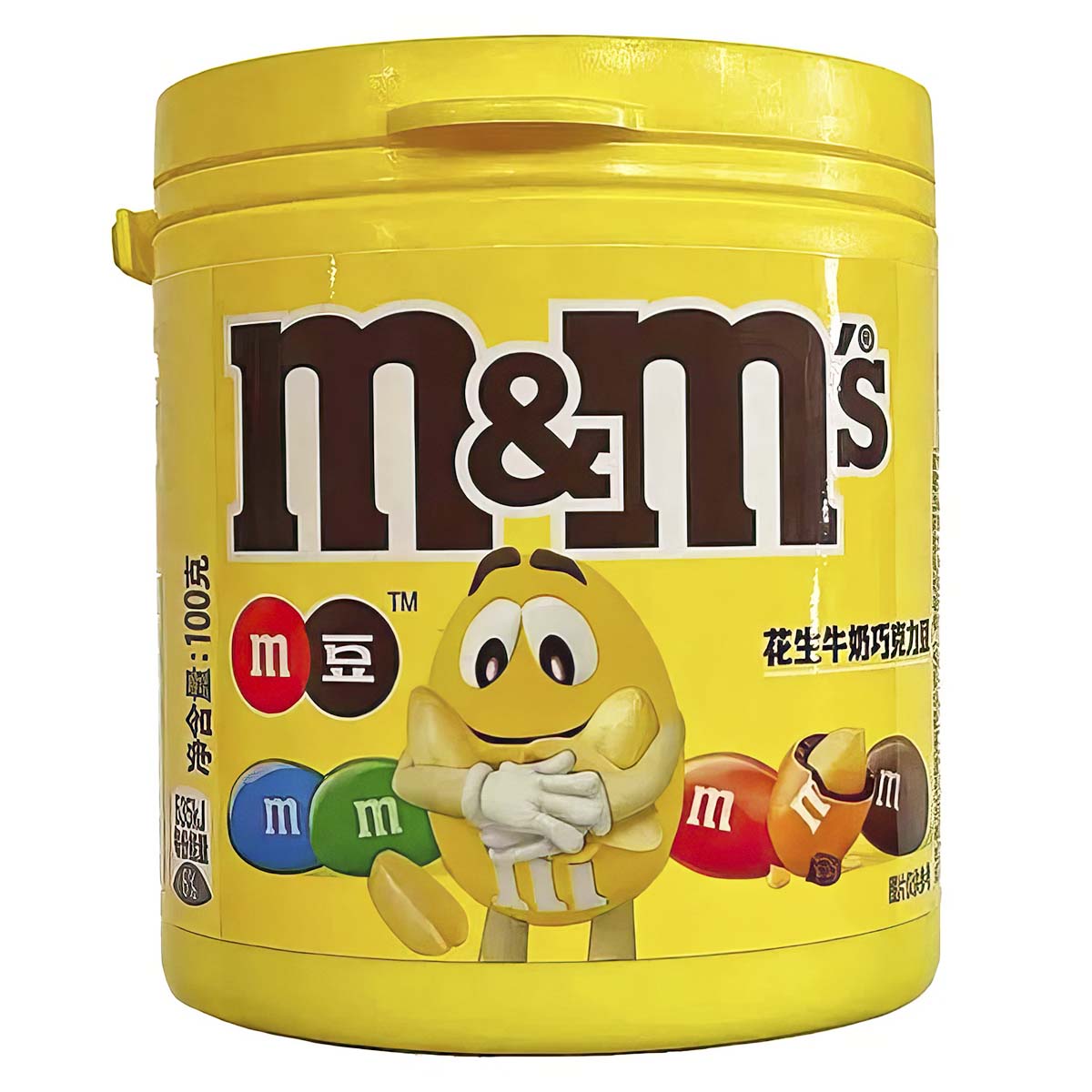 Драже M&M's Peanut с арахисом в банке, 100 г
