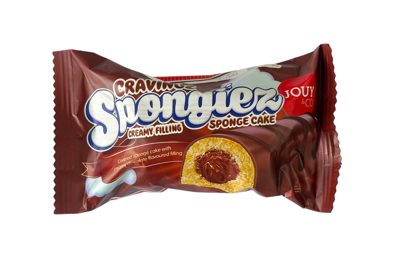Бисквит Cravingz Spongiez chocolate шоколадный 40 гр
