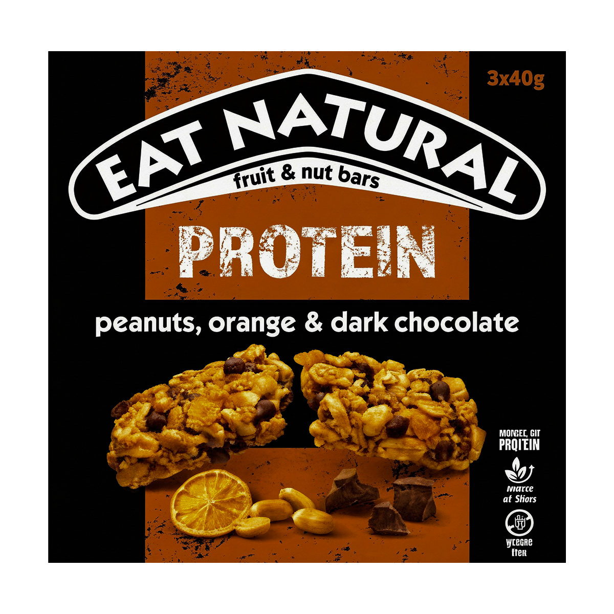 Протеиновый батончик Ferrero Eat Natural с арахисом и миндалем, 120 (3х40) г