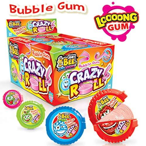 Жеват.резинка "Сумасшедшая Рулетка" \ Bubble Gum Crazy Roll Johny Bee 15 гр (24шт в упаковке)