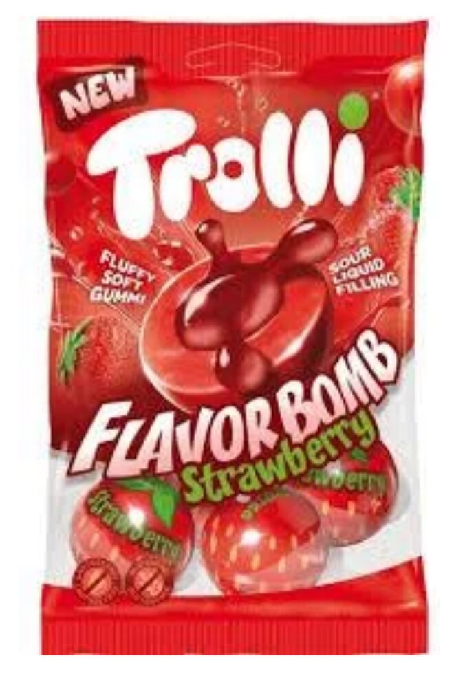 Жев.мармелад Trolli Flavour Bomb Strawberry 75гр 1