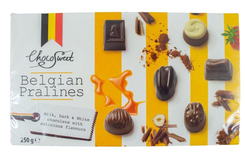 Шоколадные конфеты Belgian Pralines 250 гр