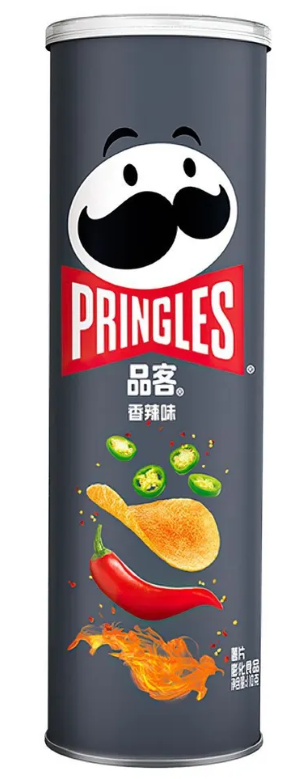 Чипсы PRINGLES со вкусом ОСТРОГО ПЕРЦА SPICY 110 гр (20 шт в упаковке) КИТАЙ