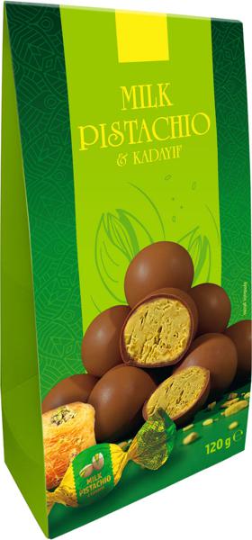 Конфеты Dubai Milk Pistachio & Kadayif 120 гр / Millano
