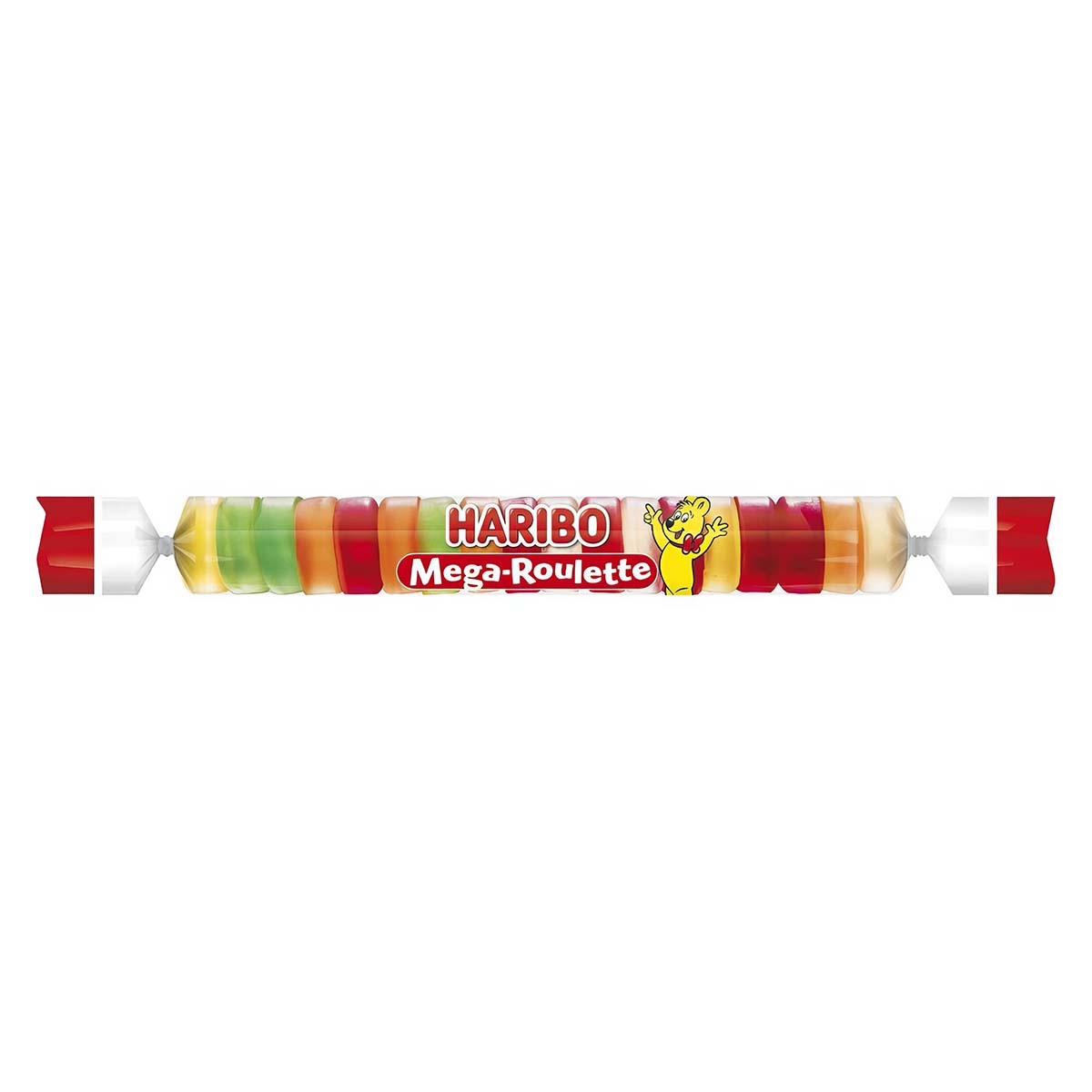 Жевательный мармелад Haribo Mega Roulette Fruit со вкусом фруктов, 45 г 0
