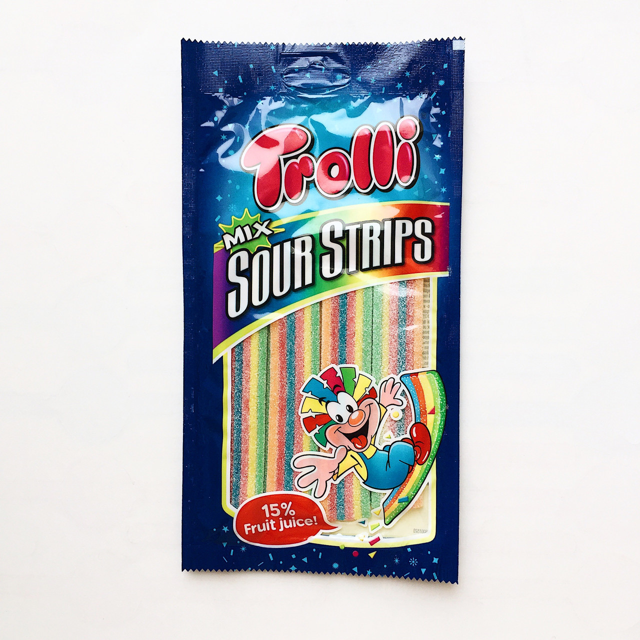 Жев. мармелад Trolli Пластинки Sour Strips МИКС 85 гр.