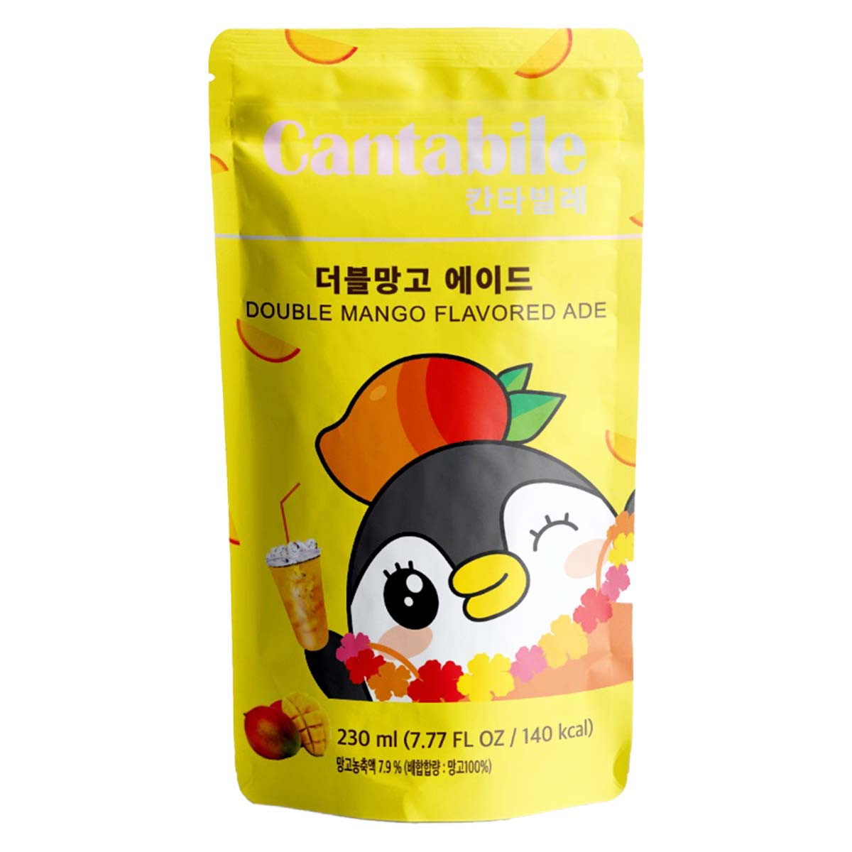 Напиток Cantabile Double Mango Ade со вкусом манго, 230 мл