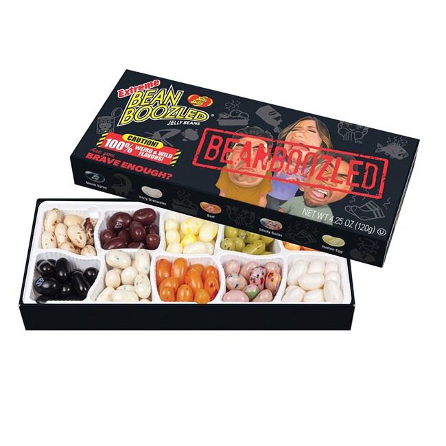 Драже жевательное Ассорти BEAN BOOZLED Extreme (Беан бузлд) 125гр ИГРА с вращающимся диском