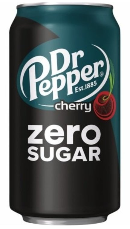 Dr.Pepper Cherry Zero 355ml США (12шт-упак)
