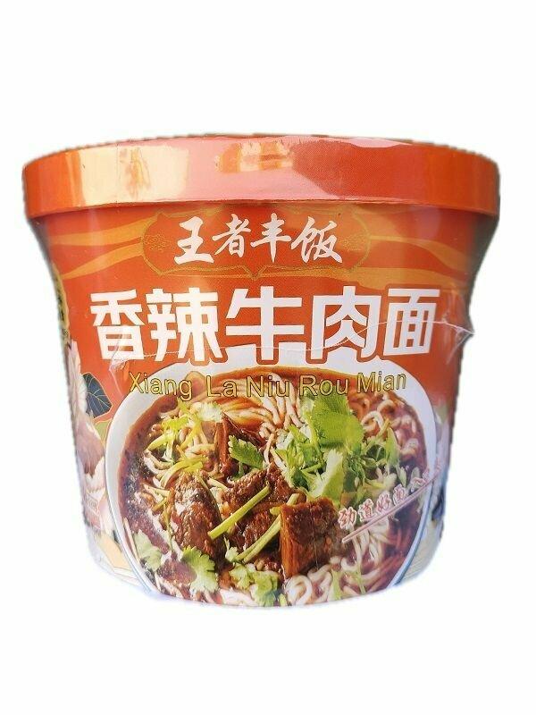 Лапша быстрого приготовления LeiQia Со вкусом свиных рёбрышек с луком 113 г Китай Стакан