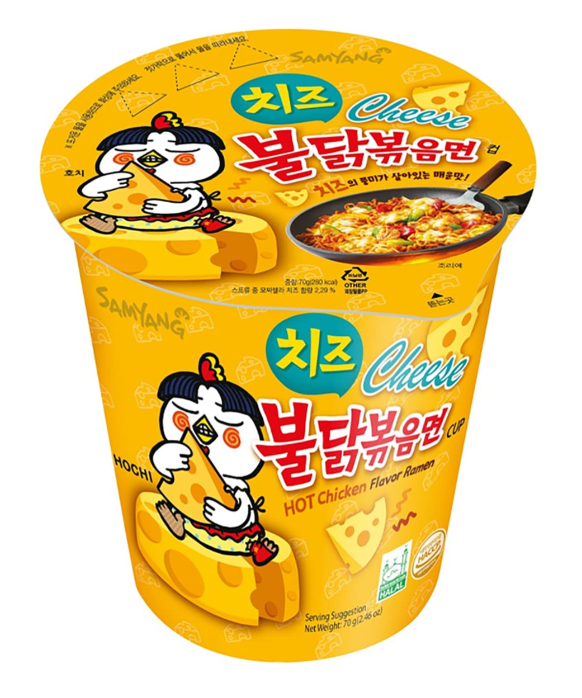 Лапша быстрого приготовления Samyang Hot Chicken Cheese 70 гр