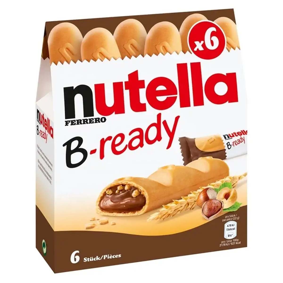 Вафли Ferrero Nutella B-ready, 132 г
