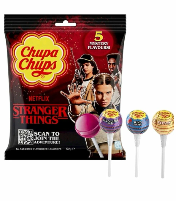 Карамель «Chupa-Chups» 5 Mystery Flavours Очень Странные Дела 120 гр