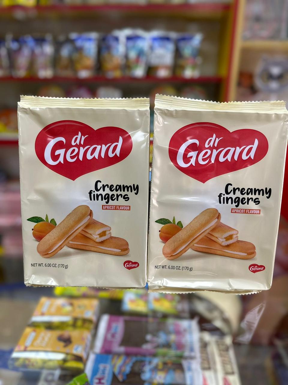 Печенье  Creamy Fingers с Абрикосовой начинкой 330гр  /Dr. Gerard/ ПОЛЬША