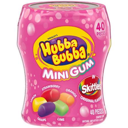 Жев.резинка Hubba Bubba Mini Gum Skittles Flavors 84гр