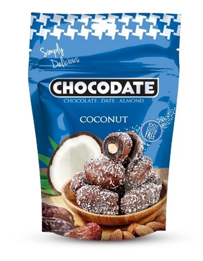 Финики в шоколаде Кокос Chocodate Exclusive Real Coconut 100g Pouch V2