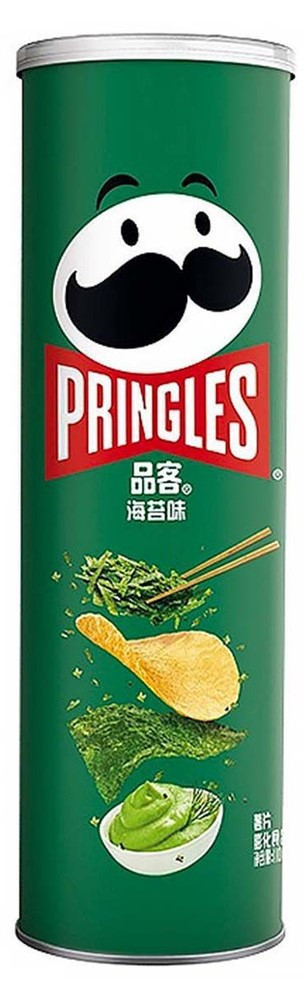 Чипсы PRINGLES со вкусом ВАСАБИ и НОРИ 110 гр (20 шт в упаковке) КИТАЙ