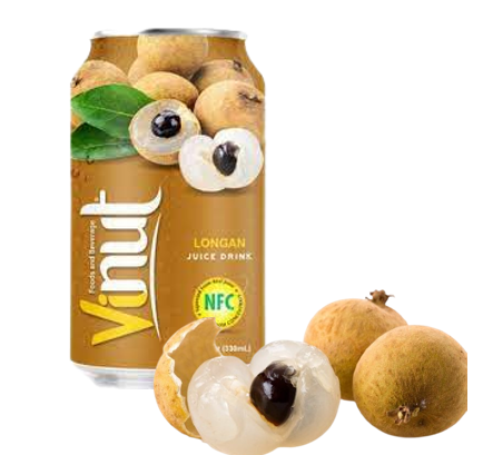 Напиток Vinut Longan Juice Лонган 330ml (24шт-упак) / Вьетнам