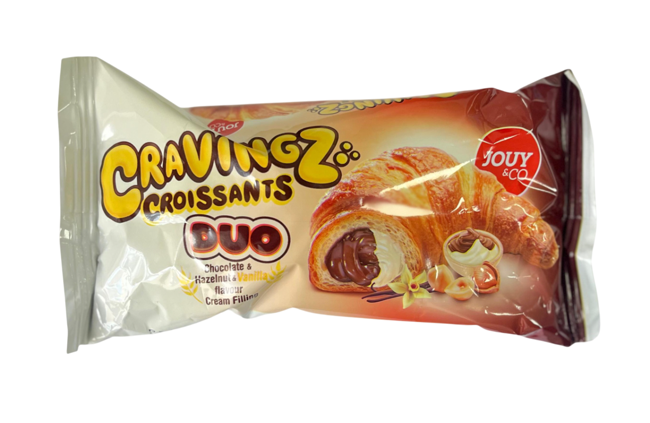 Круассан Cravingz croissants c ореховым и ванильным кремом 40 гр*