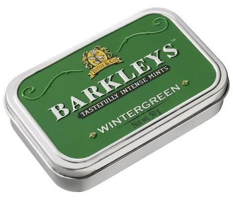 Леденцы Барклис Зимняя свежесть 50 грамм / Barkleys Mints Wintergreen 50 g