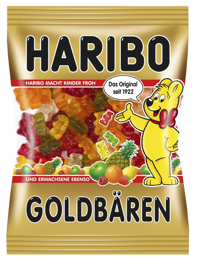 Мармелад Haribo Galdbarren 175гр /Германия/ (34 шт в упак)