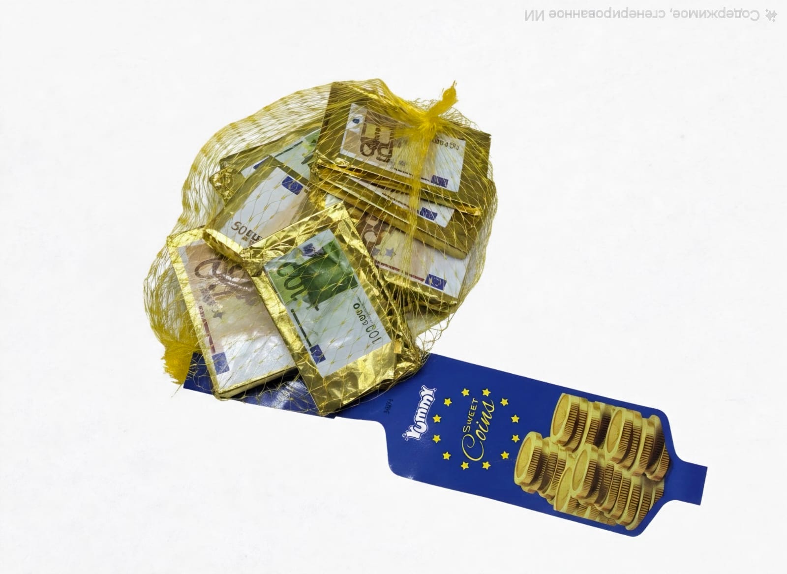Плитки шоколадные в виде EURO Sweet Coins 81 гр (9 внутри) / Yummy