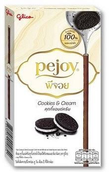 Шоколадные палочки Pocky PEJOY Cookies & Cream 37г /Таиланд/ (10шт - упак)