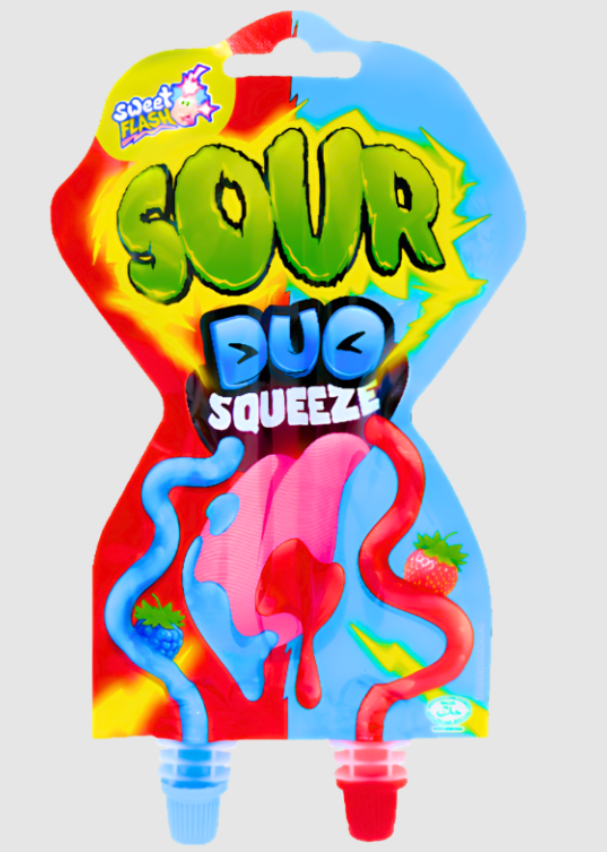 Жидкая конфета SOUR DUO Squeeze 56 ml / Sweet Flash/ Halal