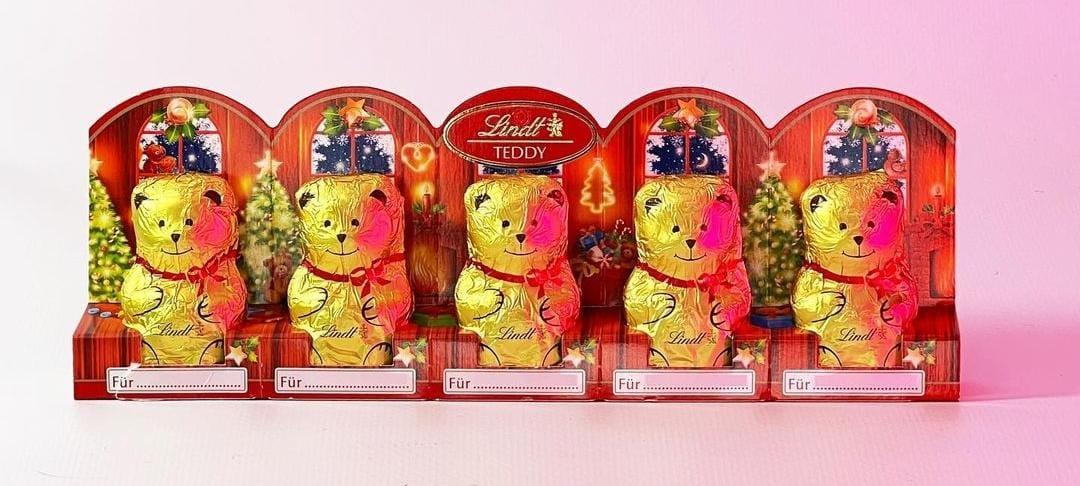 Шоколадные фигурки МИШКИ teddy 50гр /Lindt/