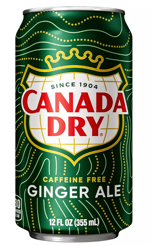 Газированный напиток Canada Dry Ginger Ale - имбирный эль, 355 мл