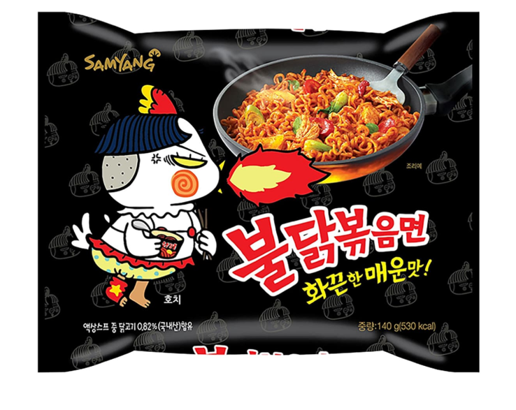 Лапша быстрого приготовления Samyang Hot Chicken Ramen Extremely Spicy 140 гр
