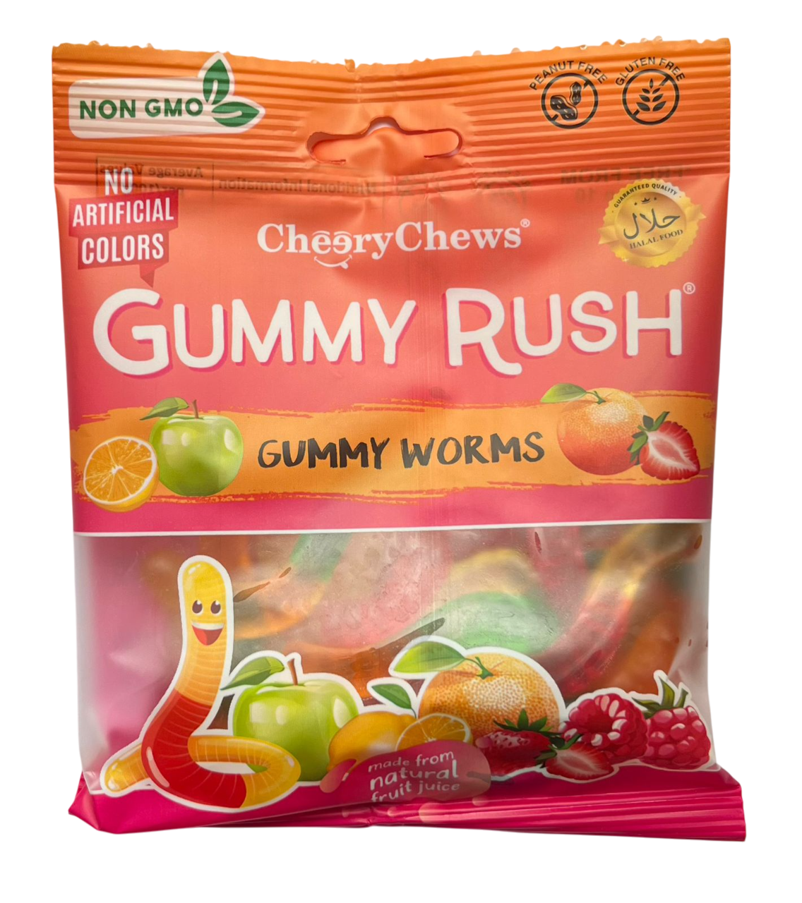 Жев.мармелад Червячки Чистые 90 гр / Gummy Rush