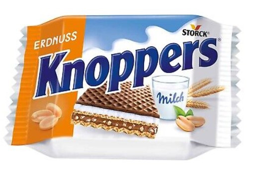 Вафли Knoppers PEANUT кнопперс Арахис 25 гр