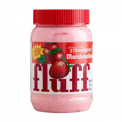 Зефир кремовый  с клубничным вкусом - Marshmallow Fluff Strawberry, 213г