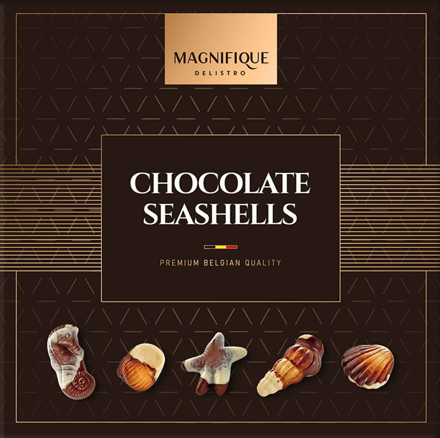 Шоколадные конфеты Ракушки Chocolate Seashells 195 гр