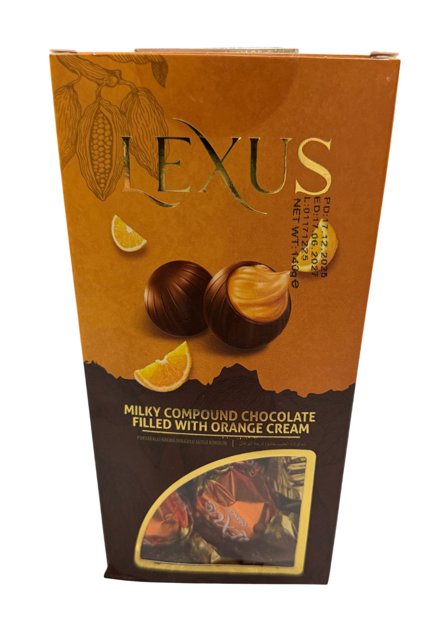 Шоколадные конфеты Lexus Orange Cream 140 гр / Турция
