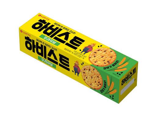 Печенье Lotte c кунжутом «Harvest Original»   100гр