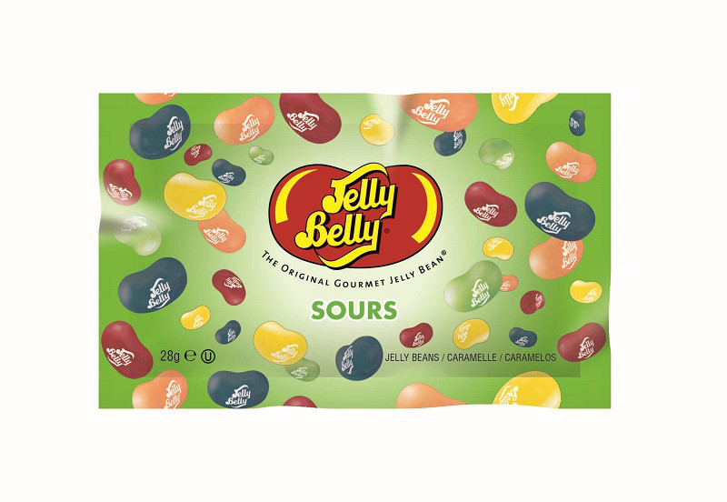 Драже жевательное "Ассорти Кислые Фрукты" 28гр х 30шт (пакет) /Jelly Belly/