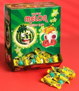 Жевательная резинка Ilham Sweets Watermelon (сочный арбуз) 3,5гр (200штв коробке)