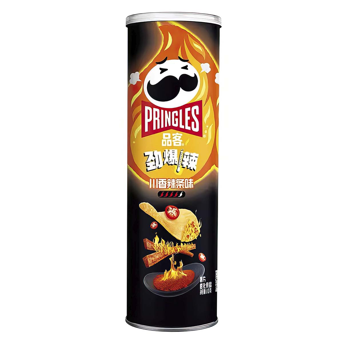 Картофельные чипсы Pringles со вкусом азиатских закусок под острым сычуаньским соусом, 110 г