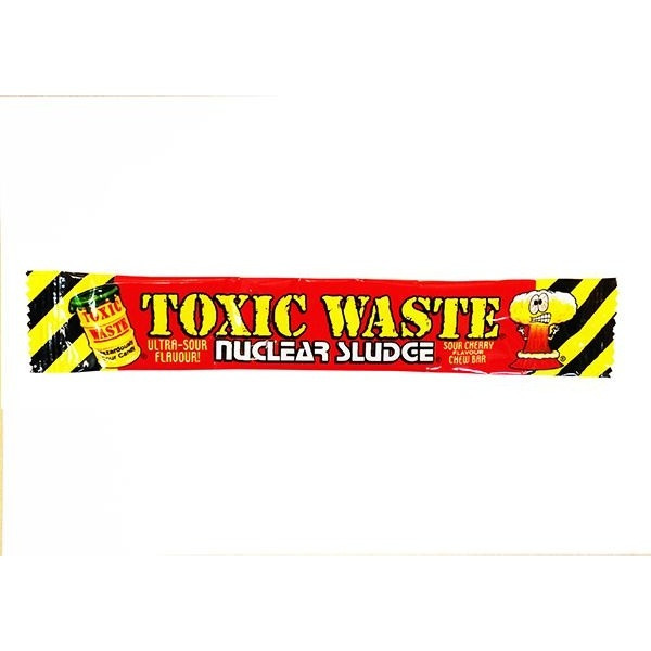 Жев.конфета "TOXIC" красная -вишня 20гр  /TOXIC WASTE/Пакистан