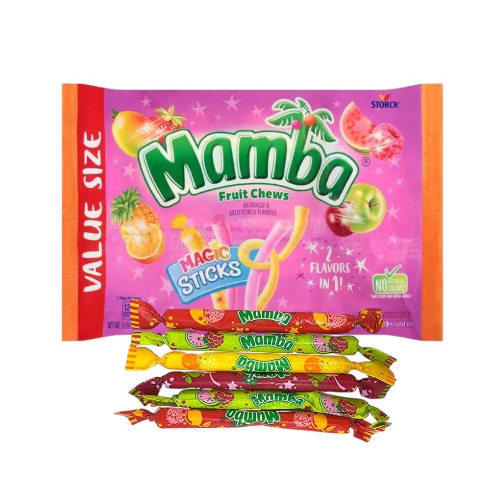 Жевательные конфеты Mamba Magic Sticks 370 гр / Германия