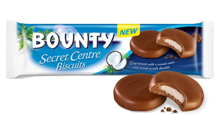 Печенье Bounty Biscuits 132 гр (12шт-упак)