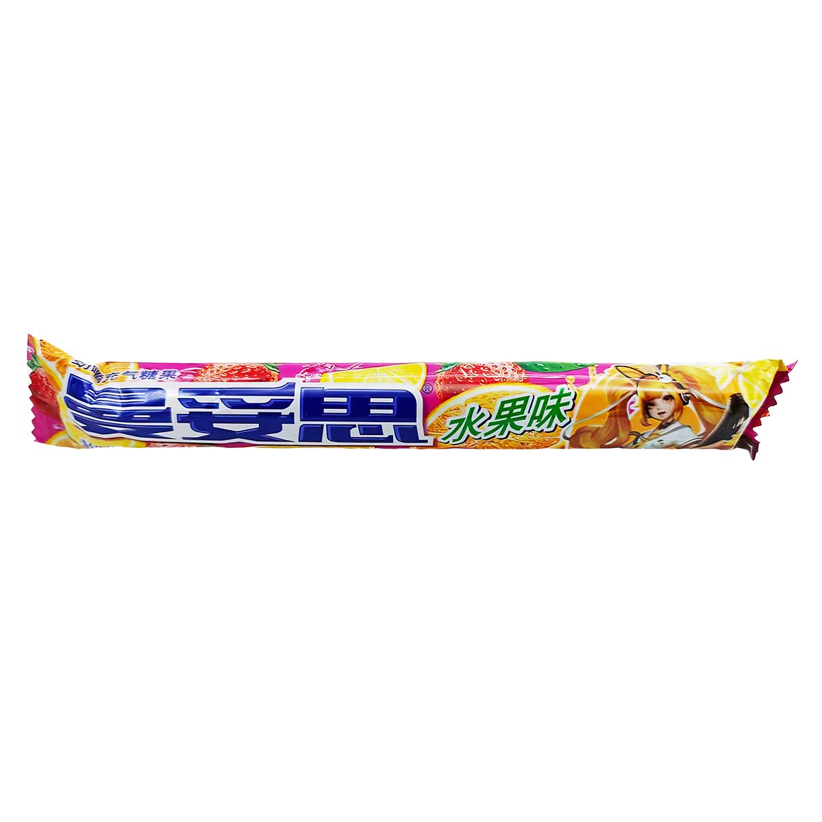 Жевательные конфеты Mentos neon неоновые, 37 г
